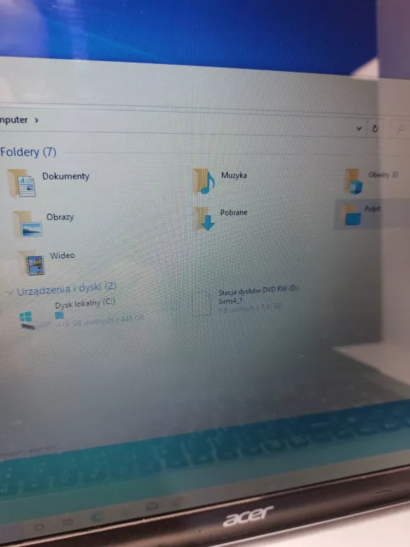 LAPTOP ACER ASPIRE V3-731G 4GB RAM 500GB DYSK GEFORCE 710M WIN10