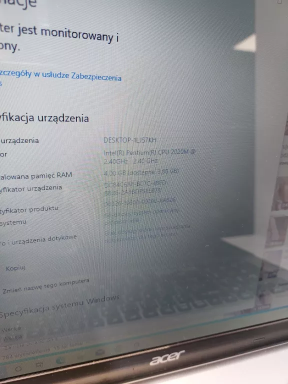 LAPTOP ACER ASPIRE V3-731G 4GB RAM 500GB DYSK GEFORCE 710M WIN10