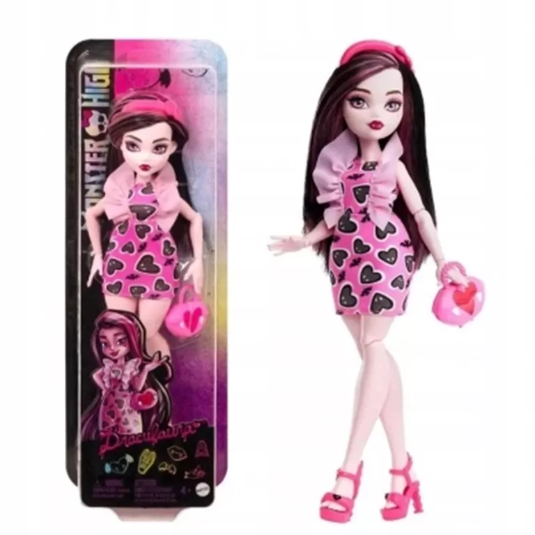 LALKA MONSTER HIGH DRACULAURA MATTEL HKY74 FABRYCZNIE ZAPAKOWANA