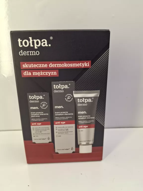 ZESTAW KOSMETYKÓW DLA MĘŻCZYZN TOŁPA MEN PRZECIWSTARZENIOWY