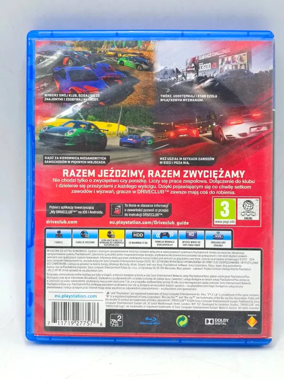 GRA PS4 DRIVECLUB