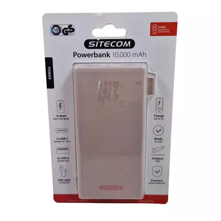 POWERBANK SITECOM 10000 MAH RÓŻOWY