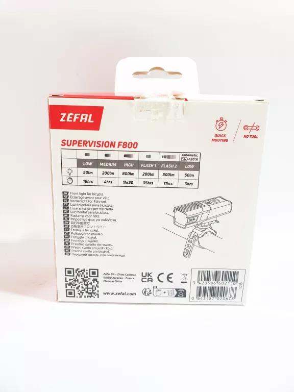 LAMPA PRZEDNIA ZEFAL SUPERVISION F800