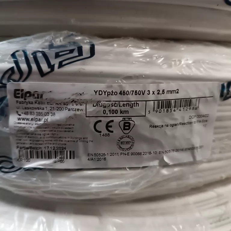 PRZEWÓD ELPAR 3X2.5