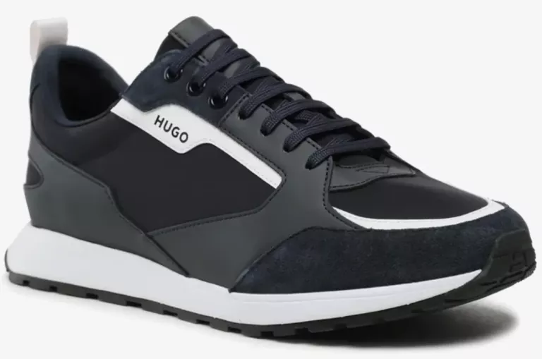 HUGO ICELIN 50498329 GRANATOWY R.44 SNEAKERSY