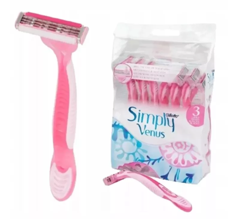 MASZYNKA JEDNORAZOWA DO GOLENIA GILLETTE SIMPLY VENUS 3 12 SZT.