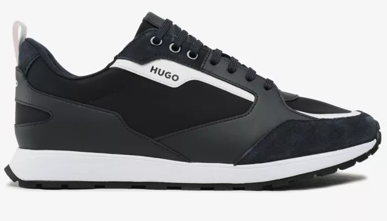 HUGO ICELIN 50498329 GRANATOWY R.44 SNEAKERSY