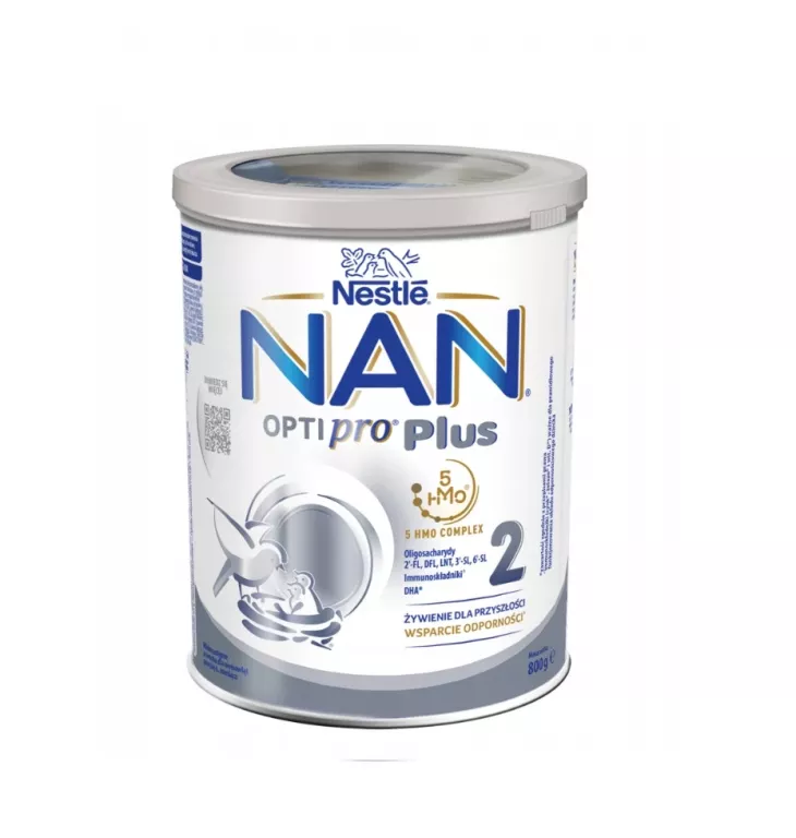 MLEKO NASTĘPNE NAN OPTIPRO PLUS 2 5HMO DLA NIEMOWLĄT OD 6 MIESIĄCA 800G