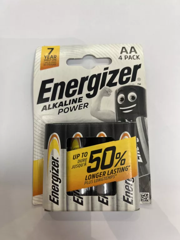 BATERIE ENERGIZER ALKALINE POWER AA 4 SZTUKI