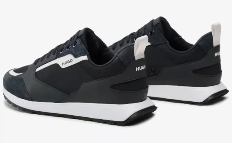 HUGO ICELIN 50498329 GRANATOWY R.44 SNEAKERSY