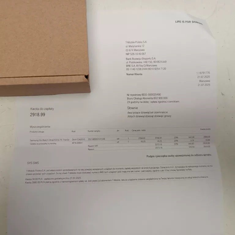 SAMSUNG GALAXY WATCH ULTRA SM-L705F 2025