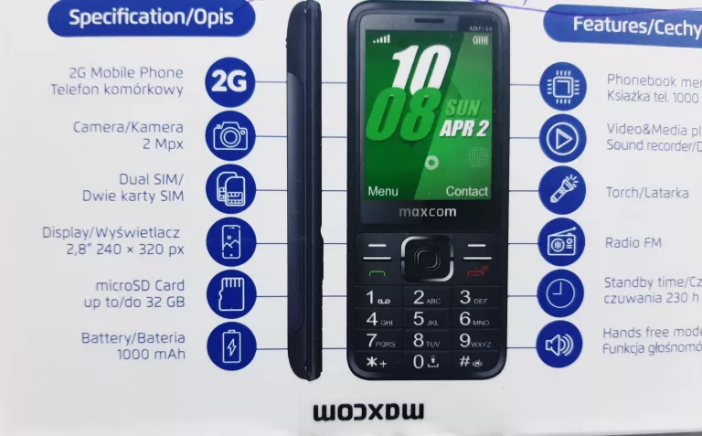 TELEFON MAXCOM MM244