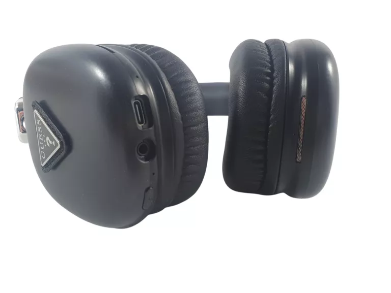 SŁUCHAWKI NAUSZNE GUESS BLUETOOTH 5.3 METALLIC TRIANGLE LOGO CZARNY