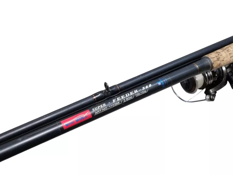 WĘDKA RUMPOL BIG BULL SUPER FEEDER 3,6M KOŁOWROTEK CARP 1000A
