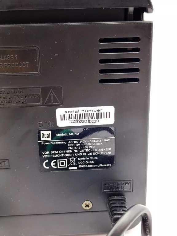 MINI WIEŻA DUAL + 2 GŁOŚNIKI PANASONIC