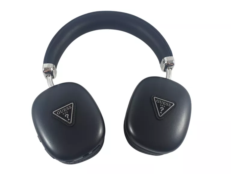 SŁUCHAWKI NAUSZNE GUESS BLUETOOTH 5.3 METALLIC TRIANGLE LOGO CZARNY