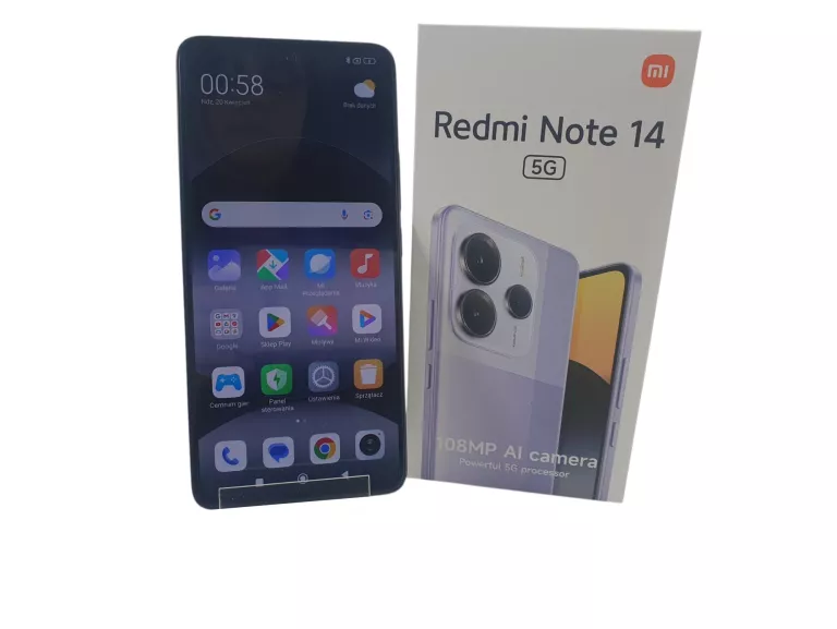 SMARTFON XIAOMI REDMI NOTE 14 8 GB / 256 GB 4G (LTE) CZARNY