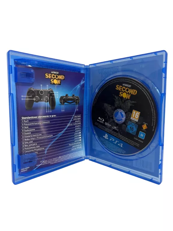 GRA NA KONSOLĘ PLAYSTATION 4 PS4 INFAMOUS SECOND SON