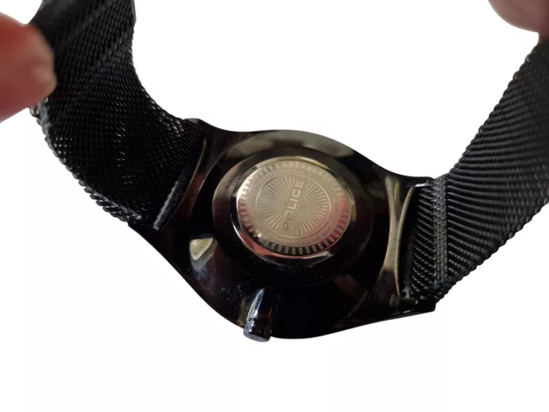 ELEGENCKI CZARNY ZEGAREK POLICE 15918J