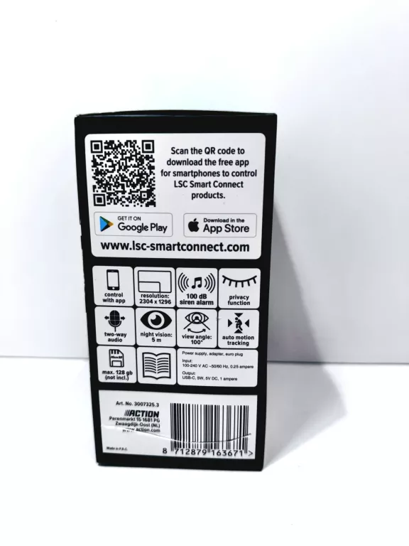 KAMERA WIFI LSC 1296P OBROTOWA WEWNĘTRZNA