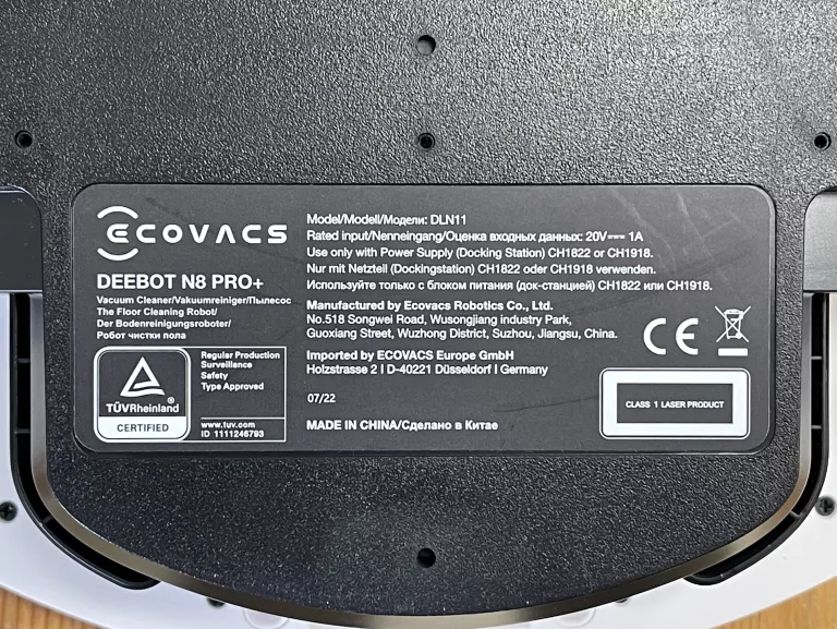 ROBOT SPRZĄTAJĄCY MOPUJĄCY ECOVACS DEEBOT N8 PRO+ - ŁADNY STAN