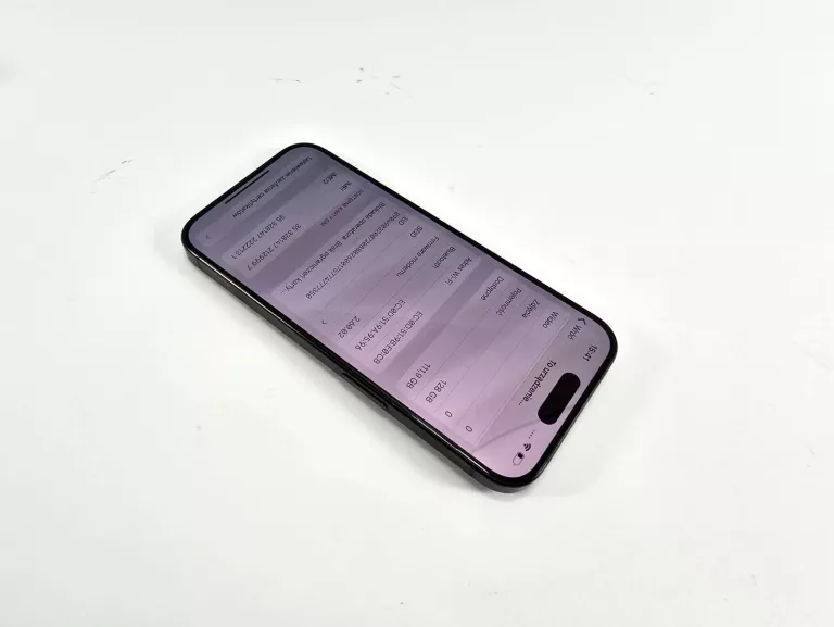 SMARTFON APPLE IPHONE 15 PRO 8 GB / 128 GB 5G CZARNY