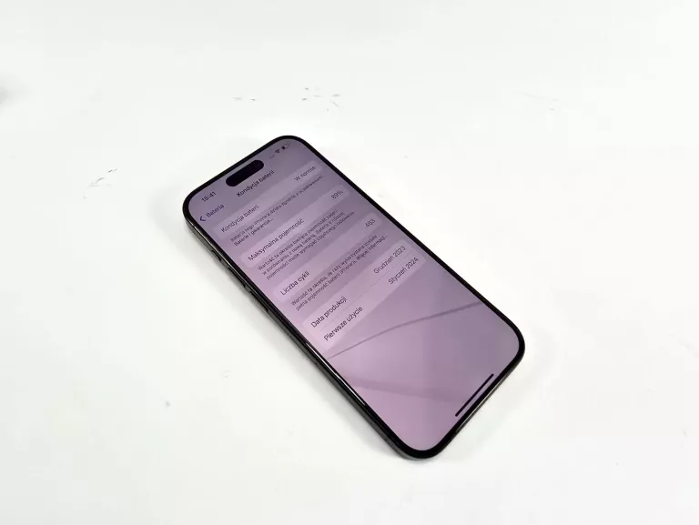 SMARTFON APPLE IPHONE 15 PRO 8 GB / 128 GB 5G CZARNY