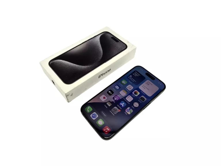 SMARTFON APPLE IPHONE 15 PRO 8 GB / 128 GB 5G CZARNY