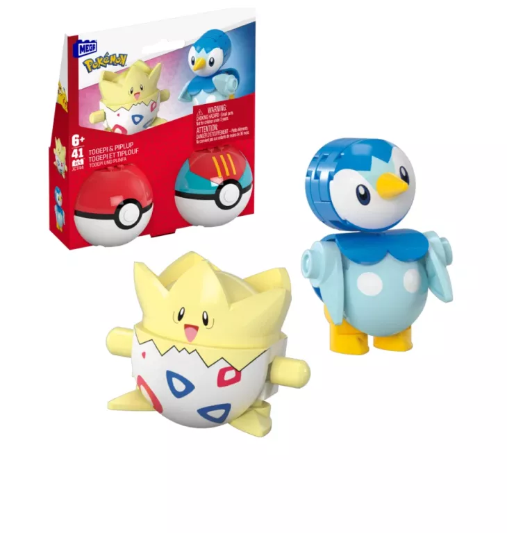 POKÉMON MEGA CONSTRUCTION SET POKÉ BALL COLLECTION: PIPLUP & TOGEPI