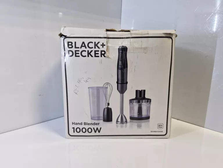 BLENDER RĘCZNY BLACK+DECKER BXHBA1000E 1000W OPIS