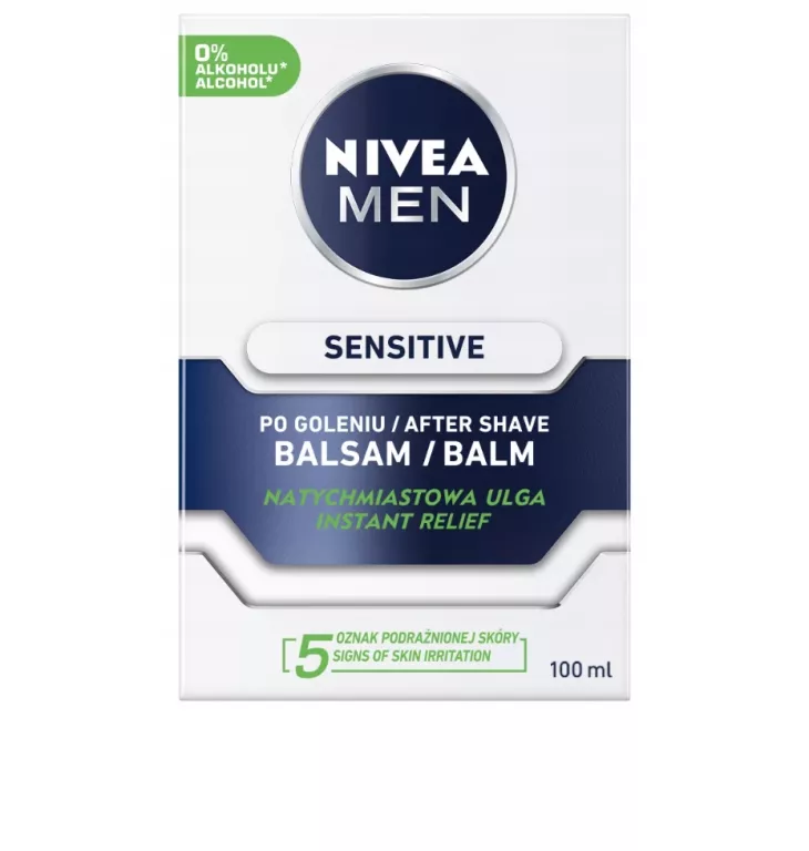 NIVEA MEN SENSITIVE BALSAM PO GOLENIU DO WRAŻLIWEJ SKÓRY DLA MĘŻCZYZN 100M