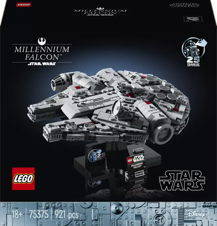 LEGO STAR WARS 75375 LEGO STAR WARS 75375 SOKÓŁ MILLENIUM USZKO.KARTON