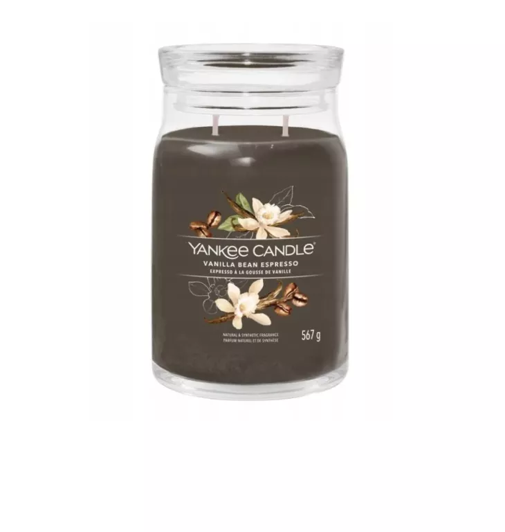DUŻA ŚWIECA ZAPACHOWA YANKEE CANDLE SIGNATURE SMOKED VANILLA&CASH 567G. 50