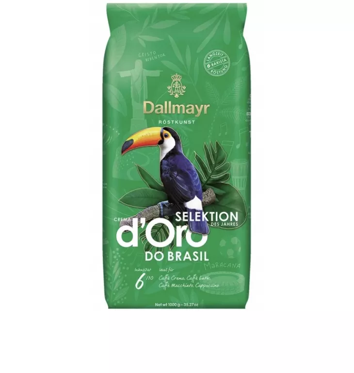 DALLMAYR CREMA D'ORO DO BRASIL 1 KG - KAWA ZIARNISTA 4008167035503