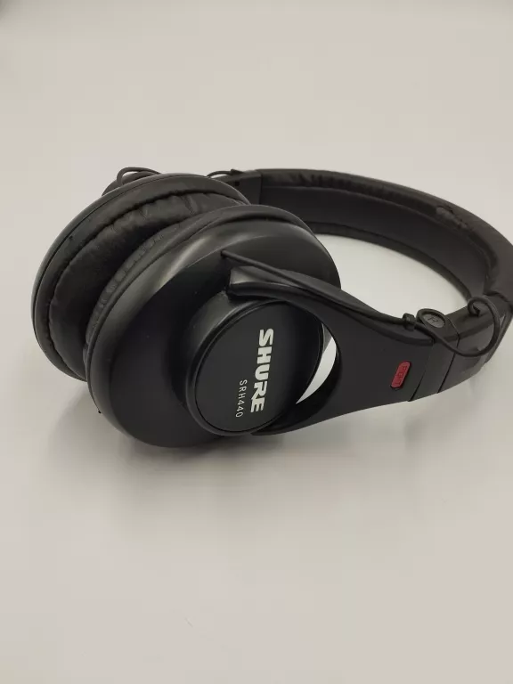 SŁUCHAWKI STUDYJNE SHURE SRH440-BK-EFS OPIS!!!!