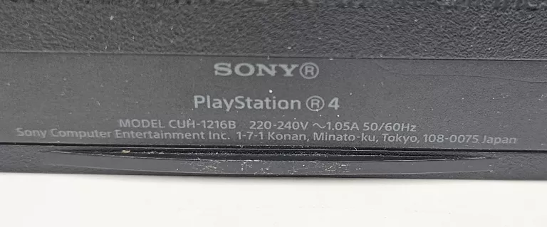 KONSOLA PS4 FAT 1TB + PAD + KABEL ZASILAJĄCY