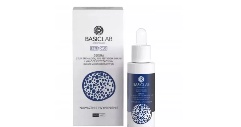 BASICLAB SERUM 15% TREHALOZĄ I 10% PEPTYDEM SNAP-8 PRZECIWSTARZENIOWE 30 M
