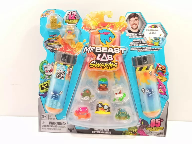 24748 MR BEAST LAB RÓJ TUBA 12 PACK ZABAWA COBI