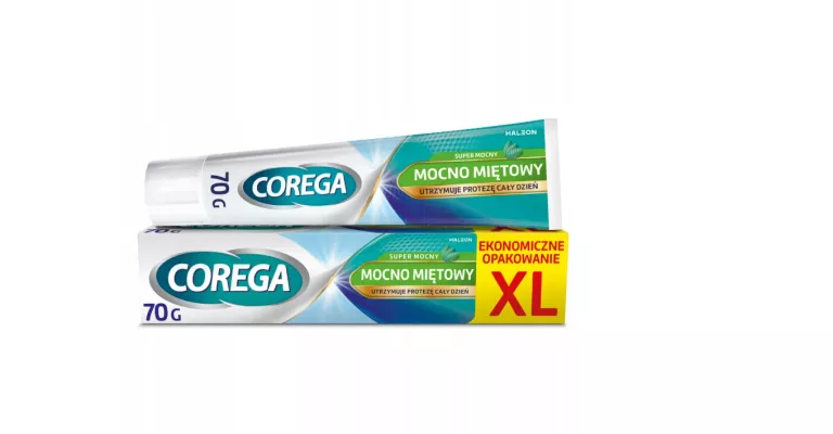 COREGA KREM MOCUJĄCY DO PROTEZ ZĘBOWYCH SUPER MOCNY, MOCNO MIĘTOWY 70G
