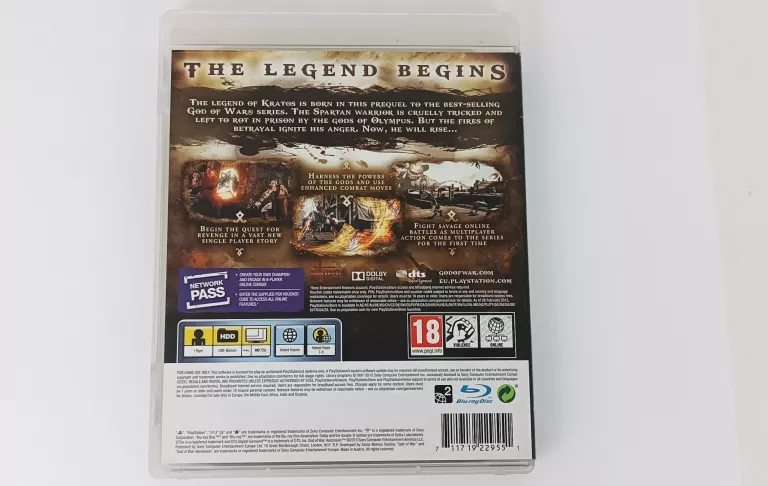 GRA PS3 GOD OF WAR ASCENSION