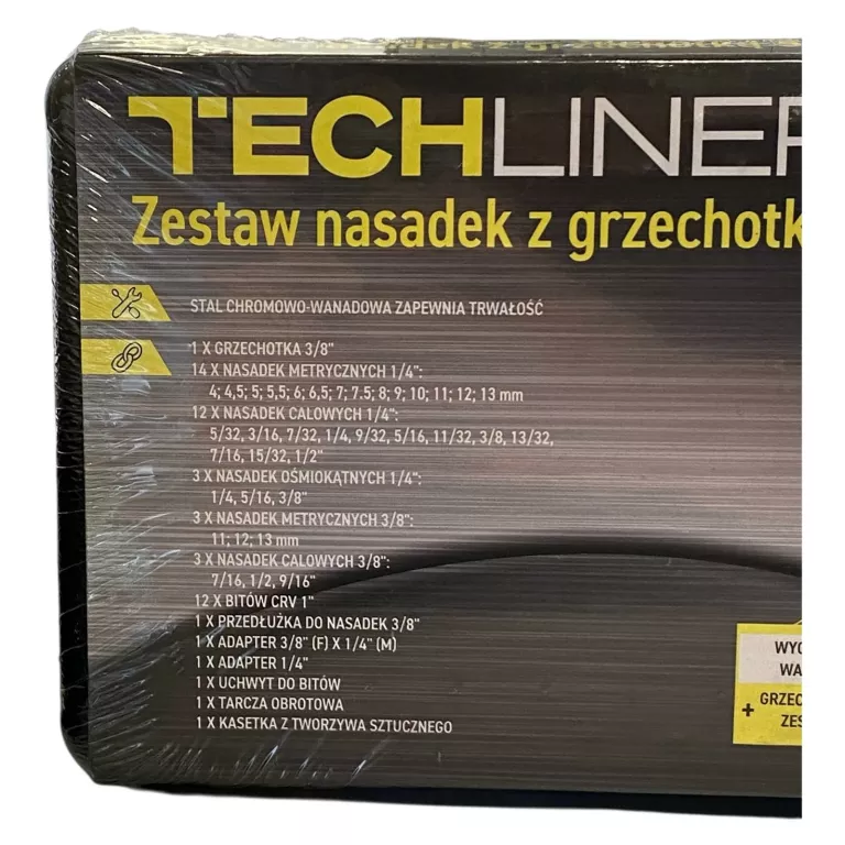 TECHLINER ZESTAW NASADEK Z GRZECHOTKĄ 54 SZTUKI