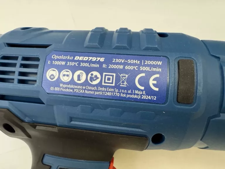 DEDRA DED7976 OPALARKA 2000W