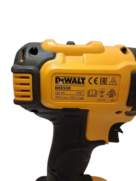 OPALARKA AKUMULATOROWA DEWALT DCE530 + AKU DEWALT 18V 5.0