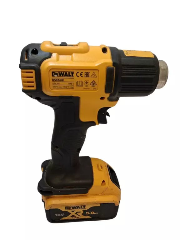 OPALARKA AKUMULATOROWA DEWALT DCE530 + AKU DEWALT 18V 5.0
