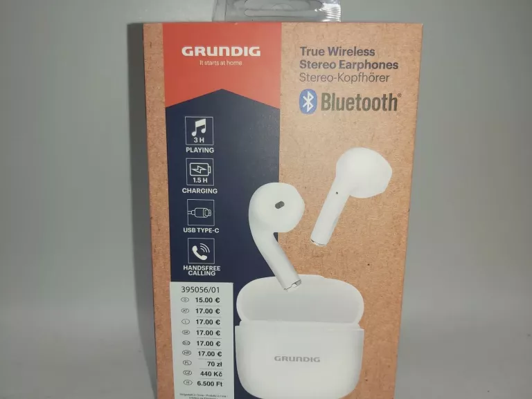 SŁUCHAWKI BLUETOOTH GRUNDIG KOMPLET