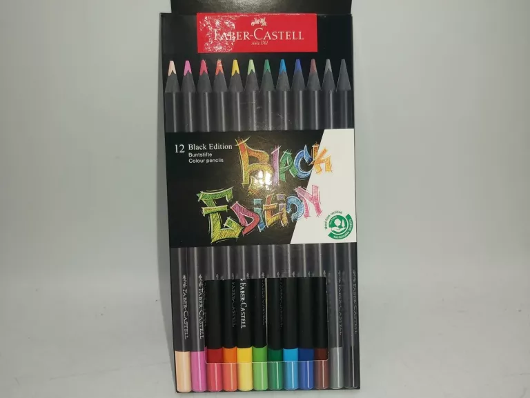 KREDKI FABER-CASTELL BLACK EDITION 12 SZT