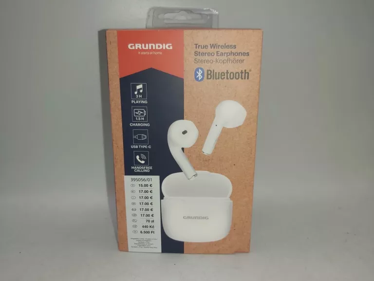 SŁUCHAWKI BLUETOOTH GRUNDIG KOMPLET