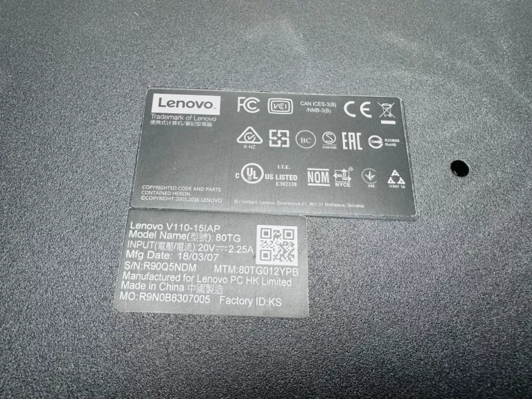 LAPTOP LENOVO V110