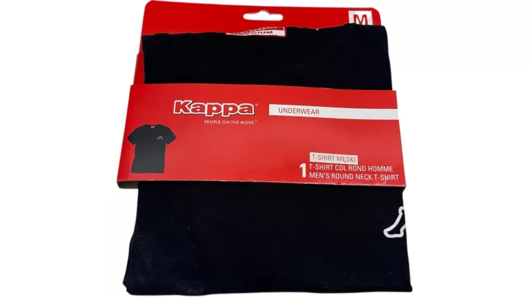TSHIRT KAPPA UNDERWEAR CZARNY R.M