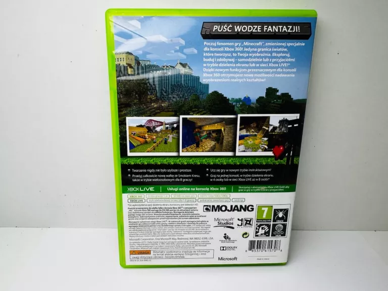 GRA XBOX 360 MINECRAFT